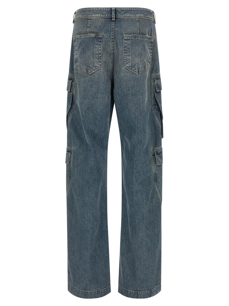 Pantalon cargo DRKSHDW bleu en coton