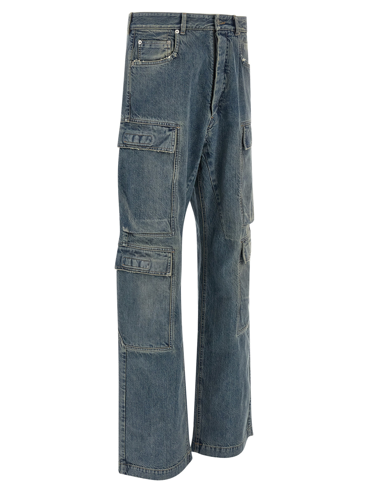 Pantalon cargo DRKSHDW bleu en coton