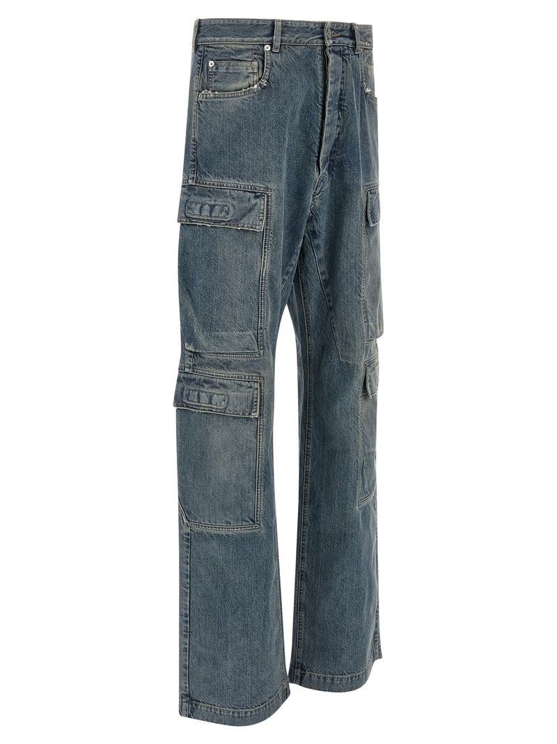 Pantalon cargo DRKSHDW bleu en coton