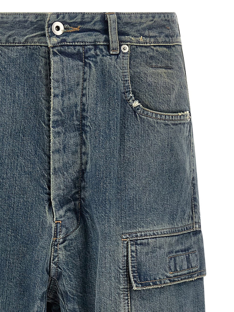 Pantalon cargo DRKSHDW bleu en coton
