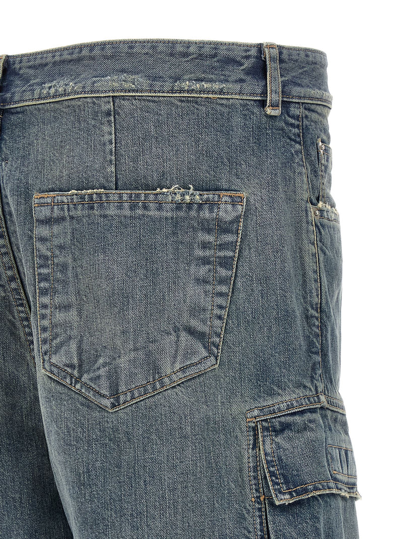 Pantalon cargo DRKSHDW bleu en coton