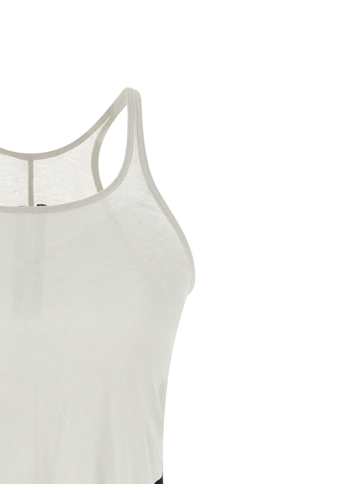 DRKSHDW Basic White Cotton Tank Top for Women