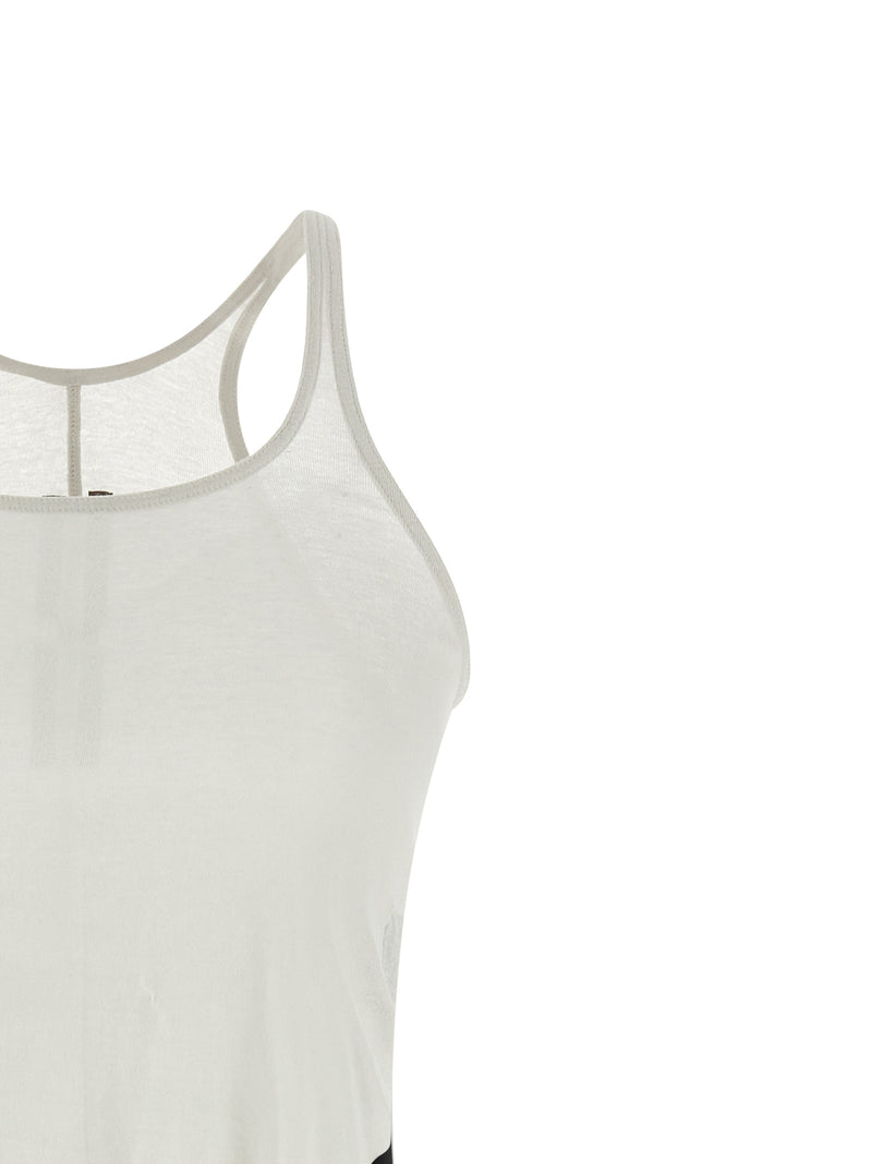 DRKSHDW Basic White Cotton Tank Top for Women