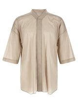 Blouse en coton grise Rick Owens