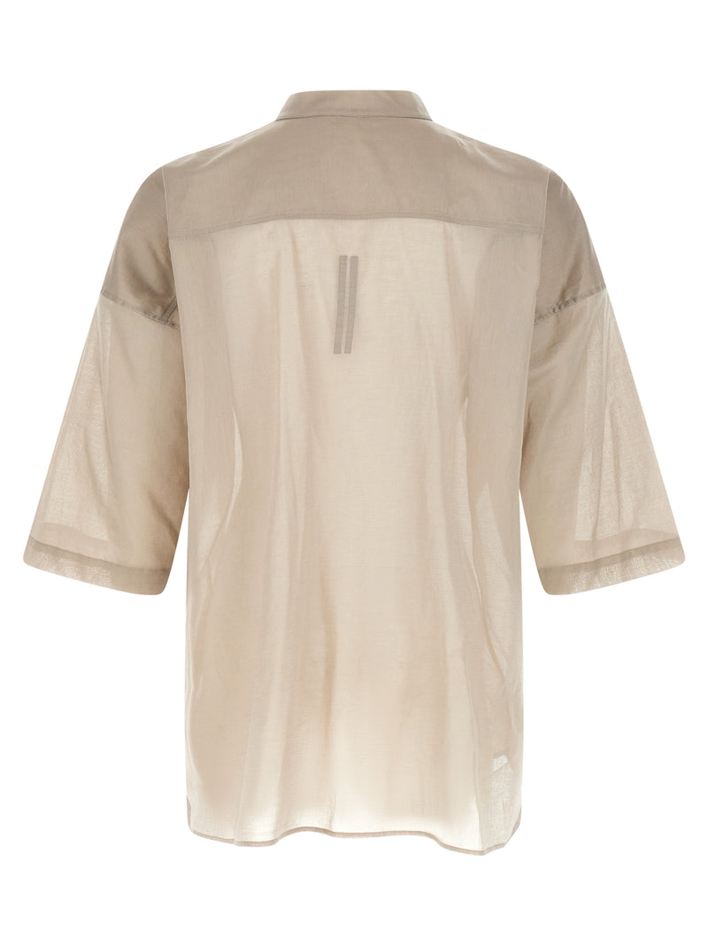 Blouse en coton grise Rick Owens