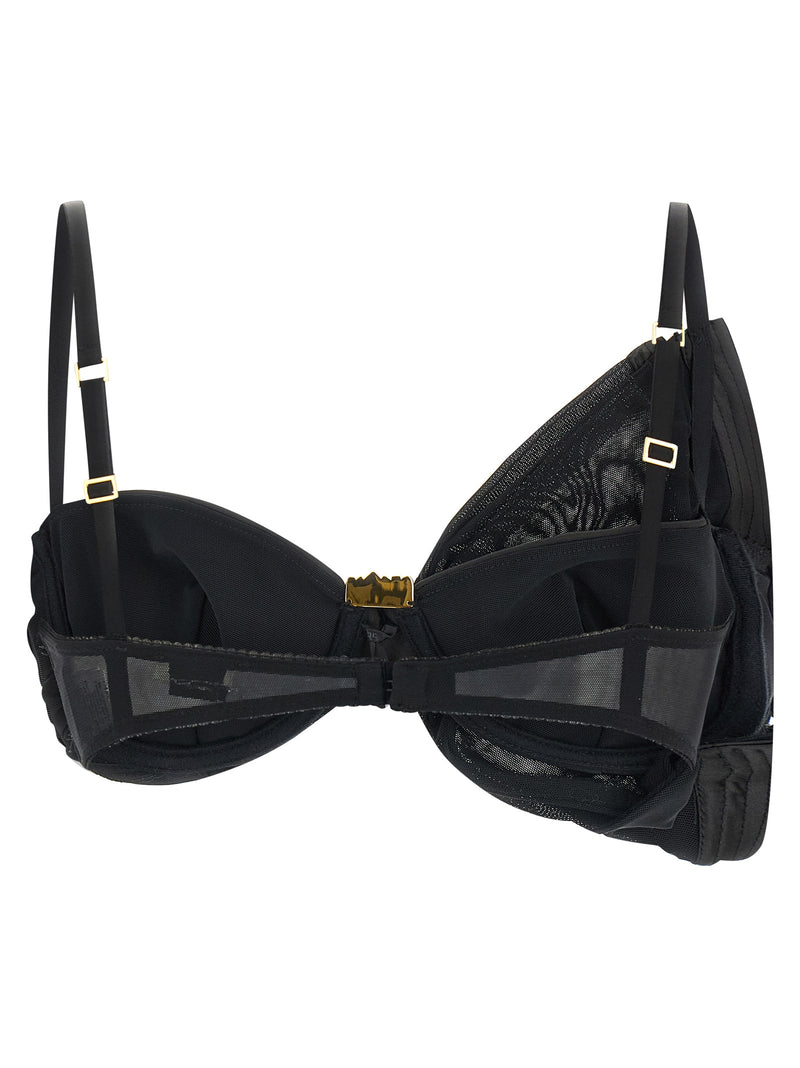 Elisabetta Franchi Black Polyamide Bra