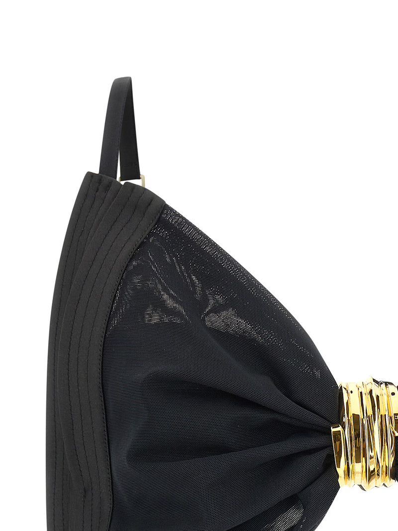 Elisabetta Franchi Black Polyamide Bra