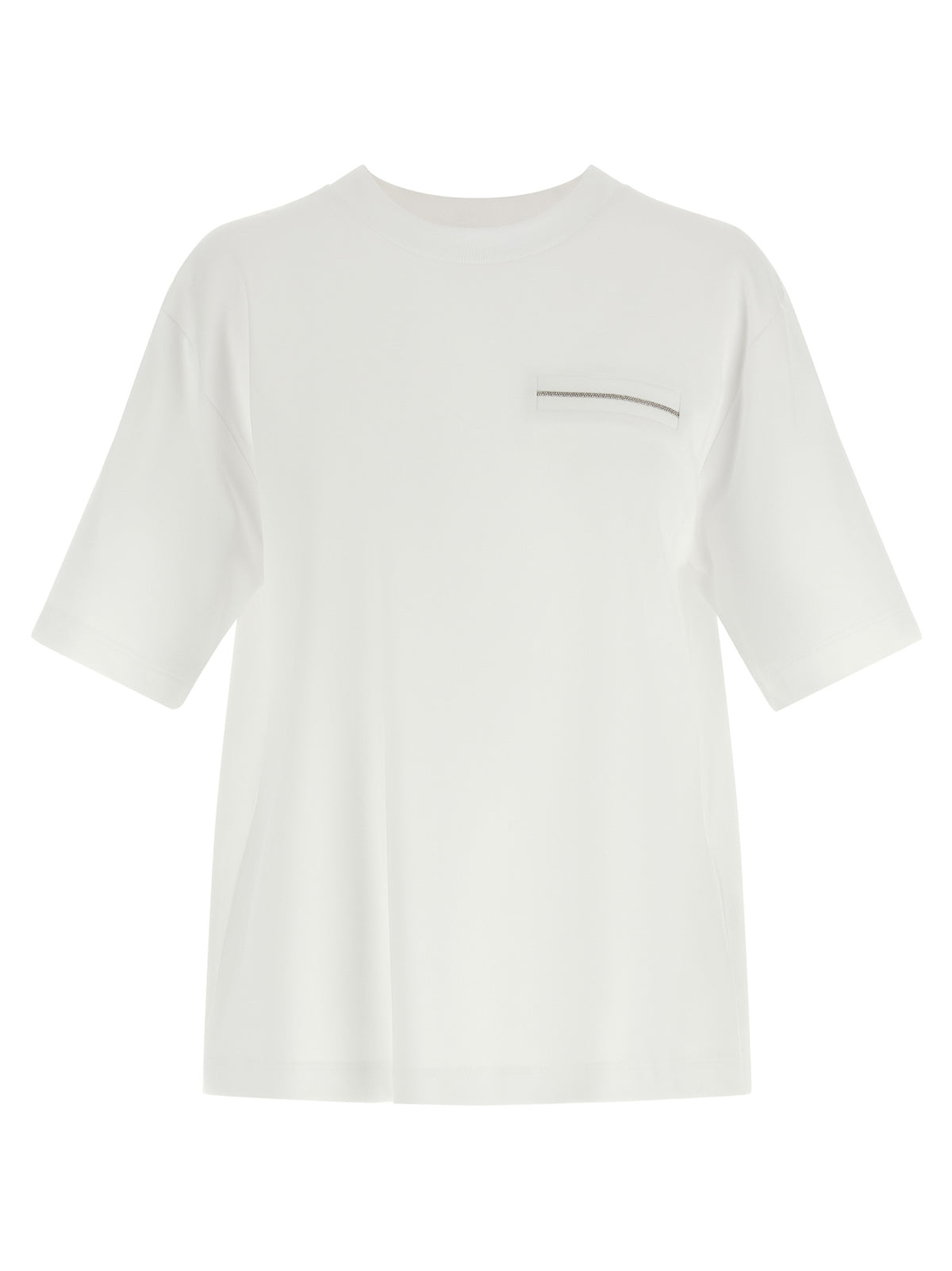 Peserico White Cotton T-Shirt