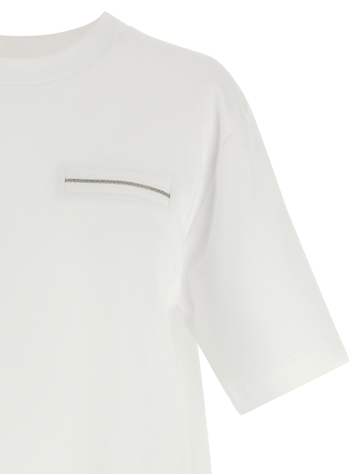 Peserico White Cotton T-Shirt