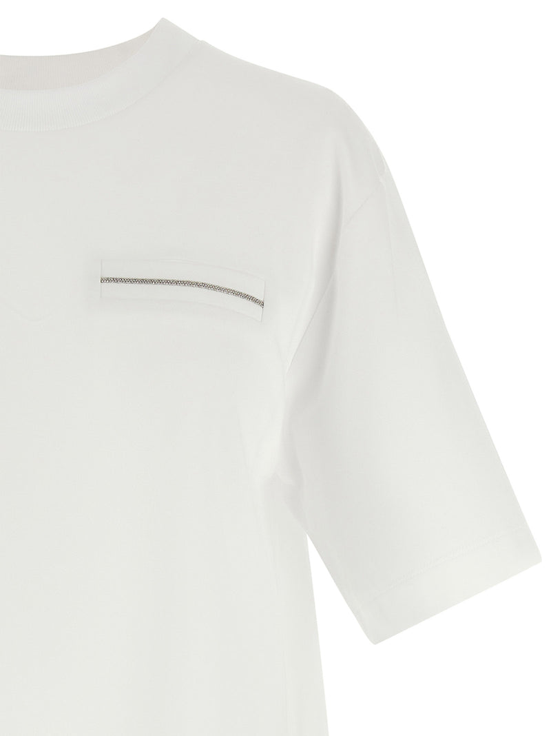 Peserico White Cotton T-Shirt