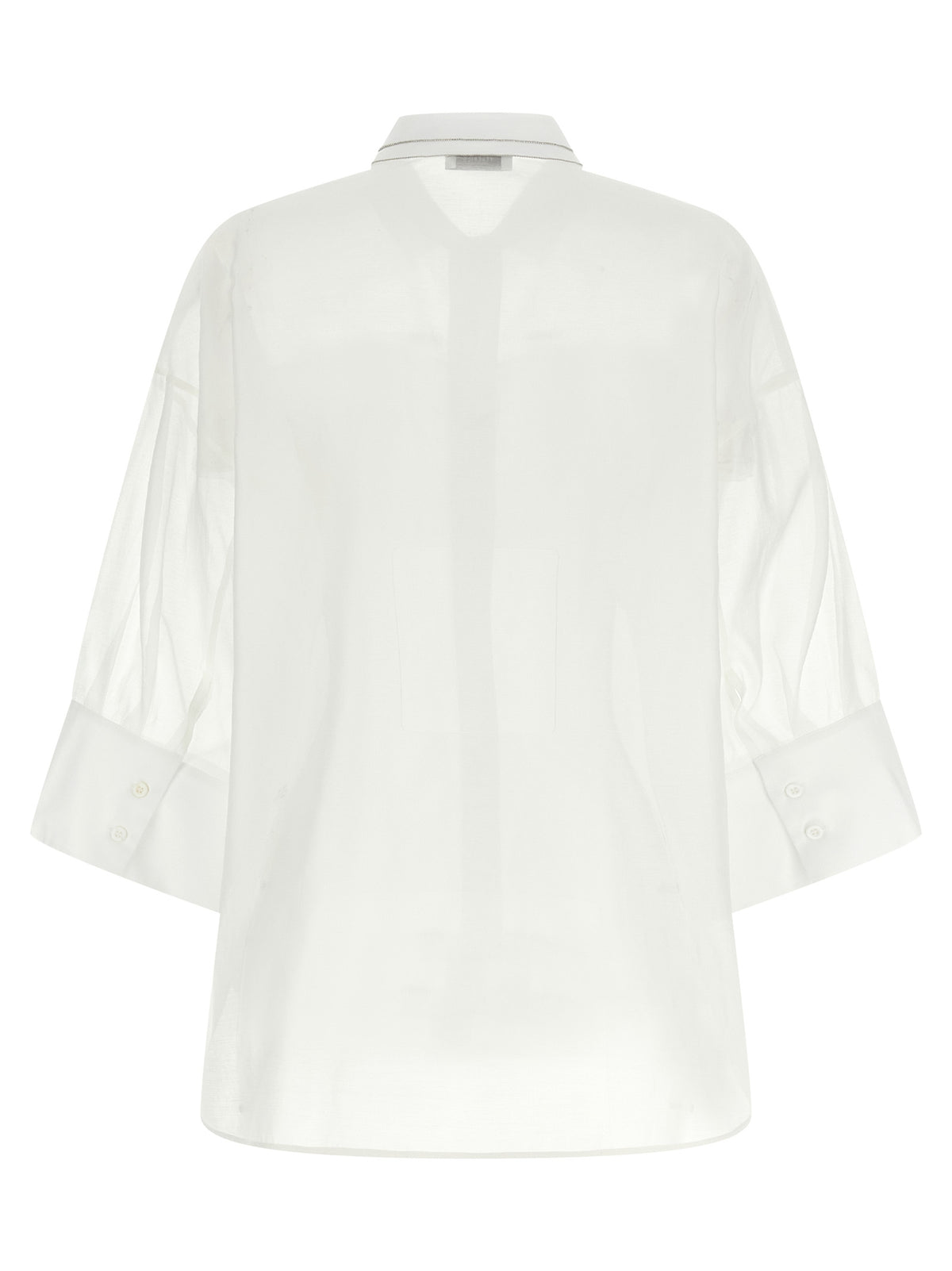 Chemisier blanc en coton Peserico