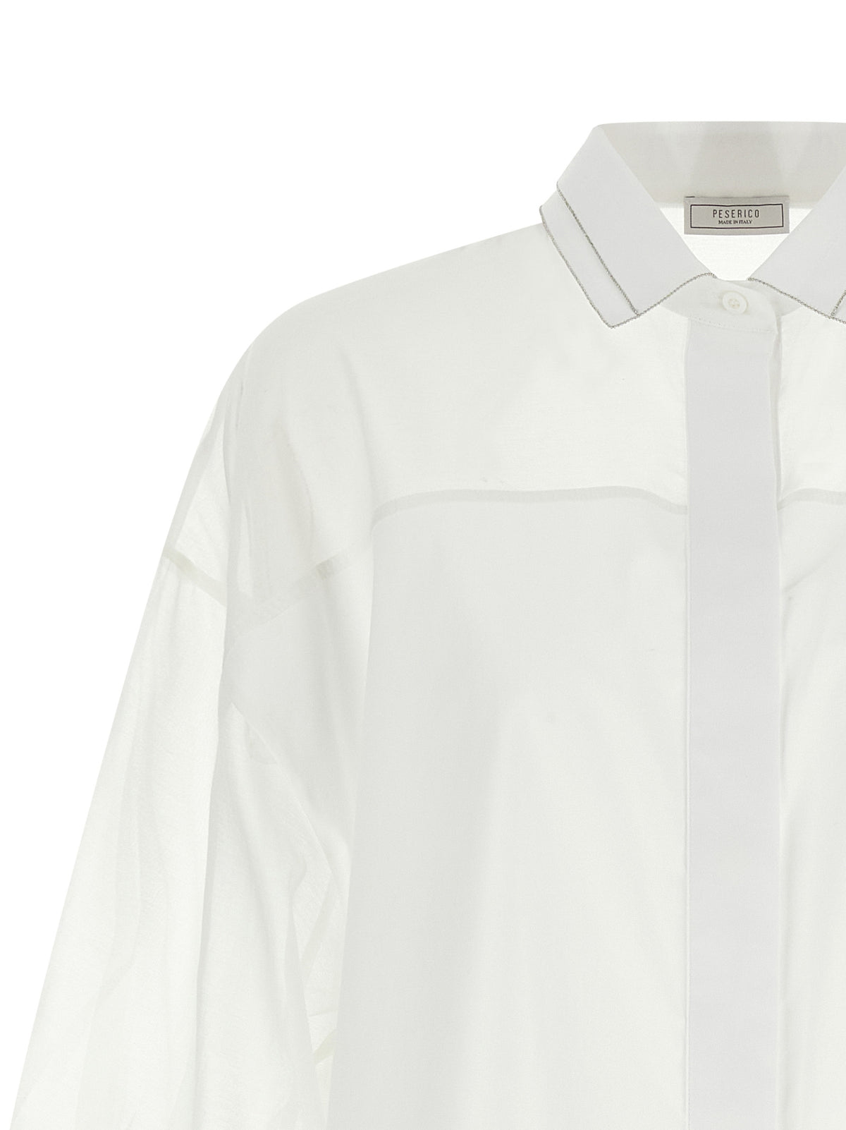 Chemisier blanc en coton Peserico
