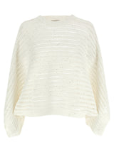 Peserico White Cotton Cardigan