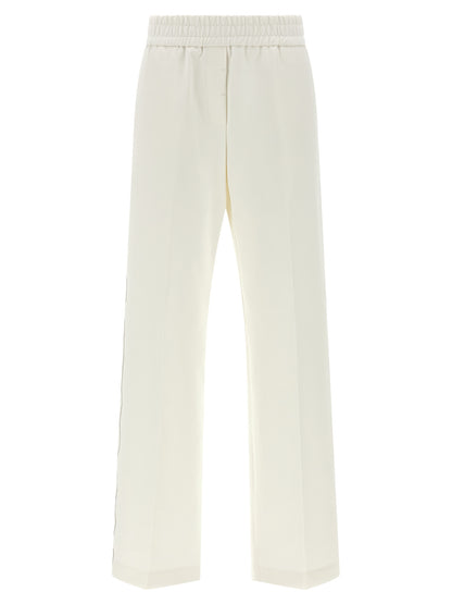 Pantalon décontracté Peserico en coton blanc