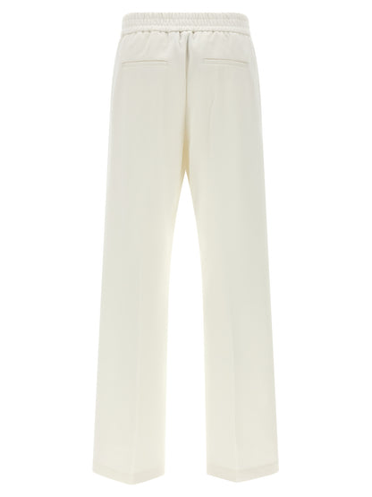 Pantalon décontracté Peserico en coton blanc