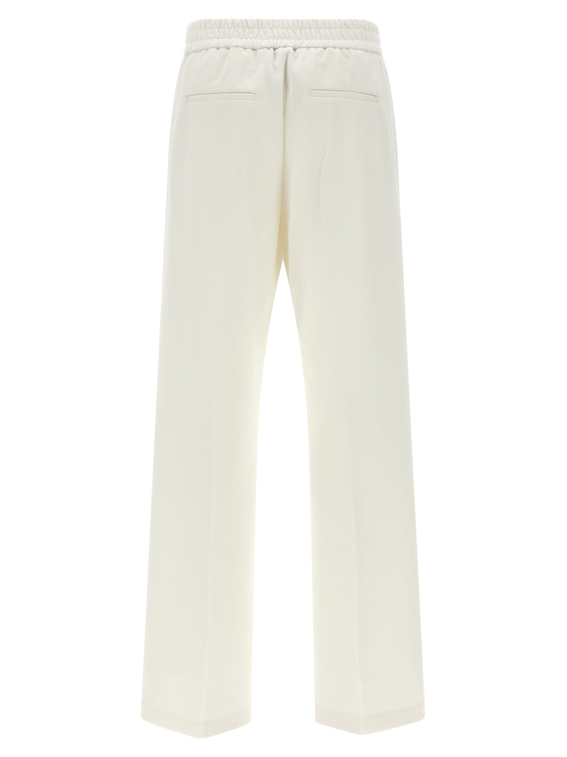 Pantalon décontracté Peserico en coton blanc