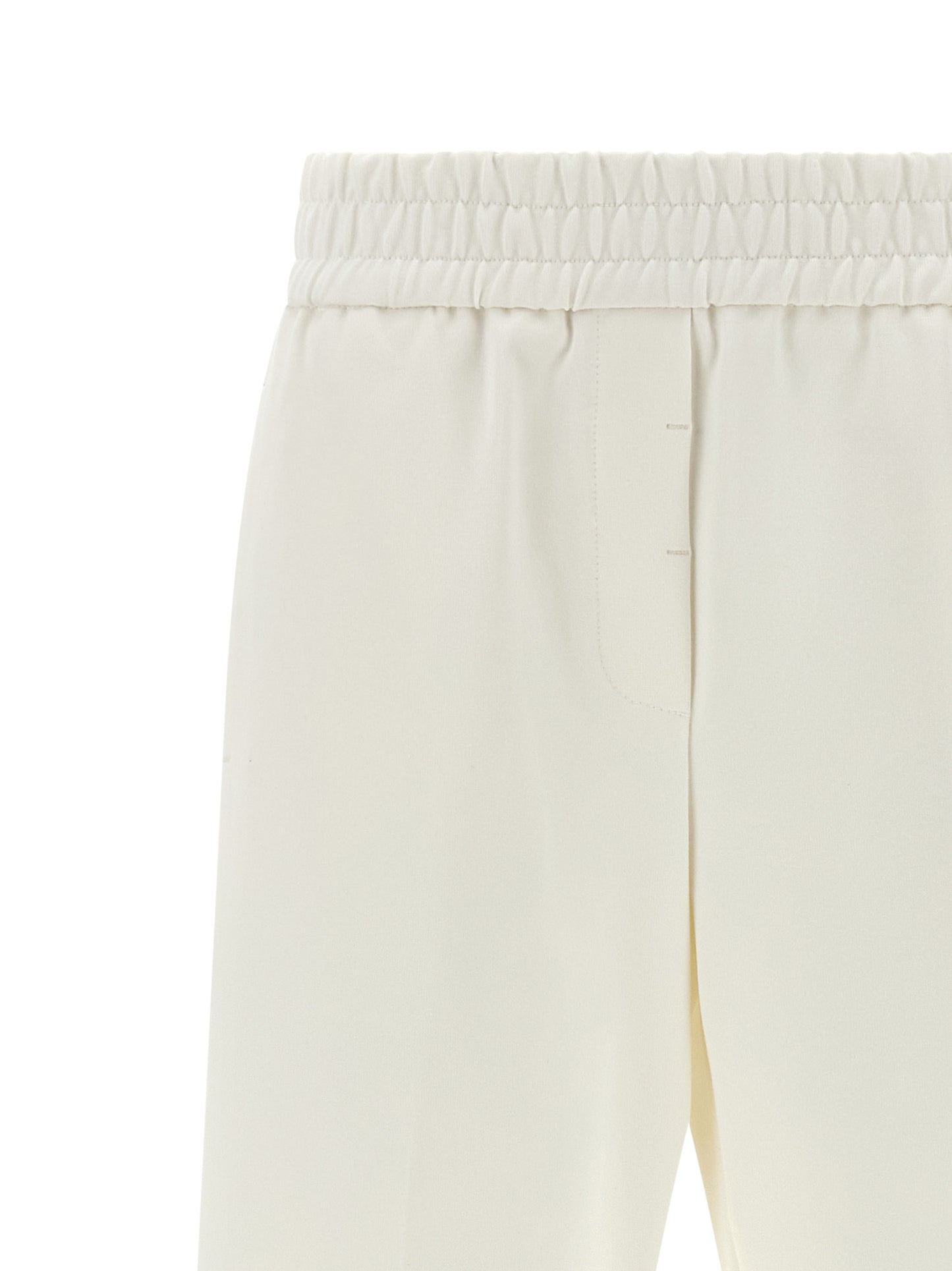 Pantalon décontracté Peserico en coton blanc