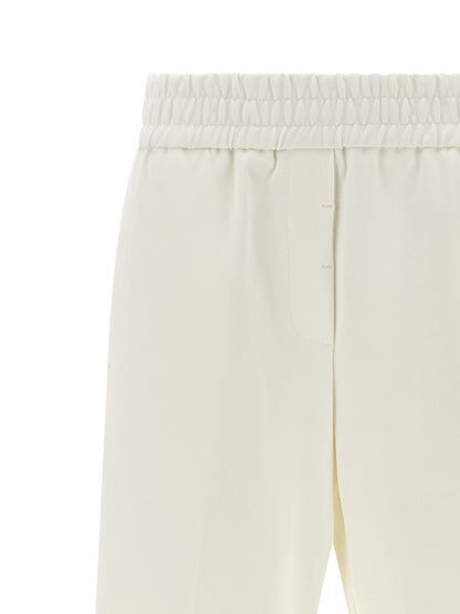 Pantalon décontracté Peserico en coton blanc