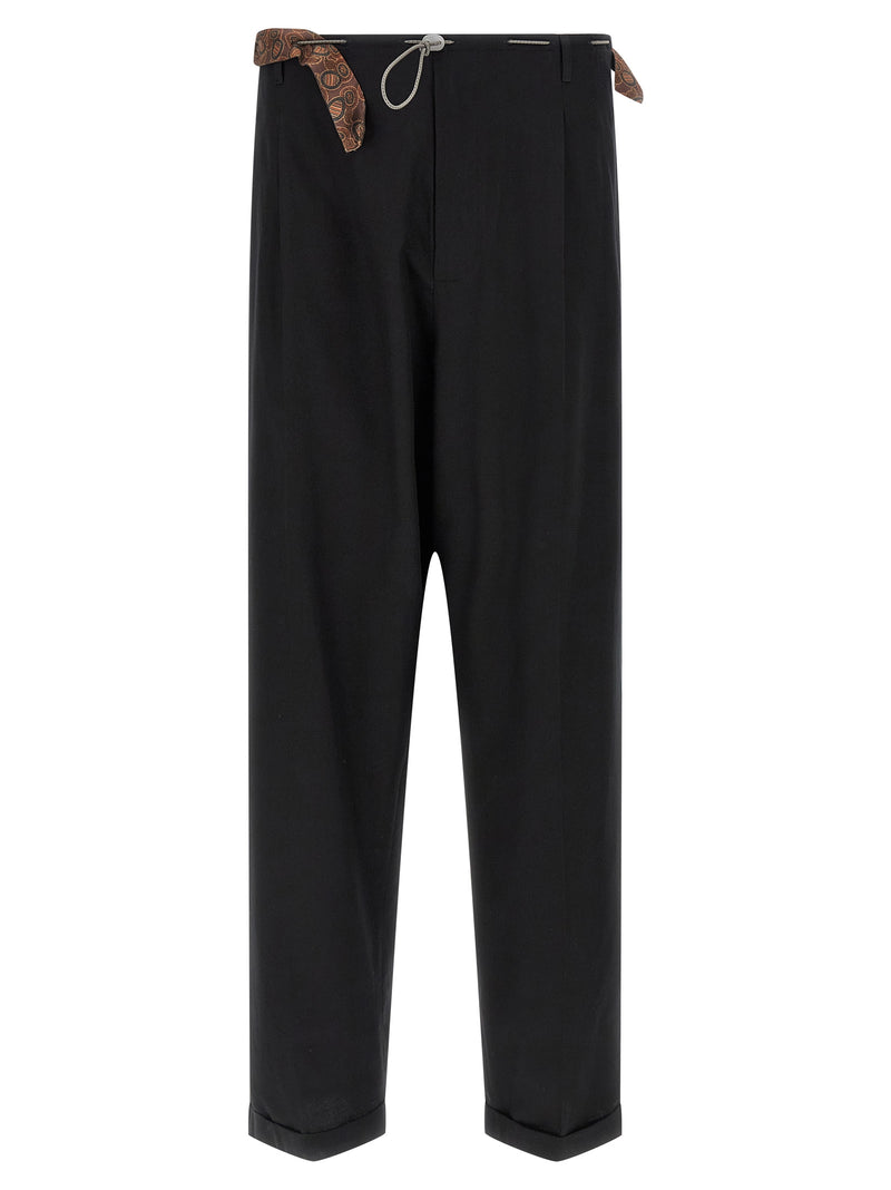 Pantalon décontracté Magliano en coton noir