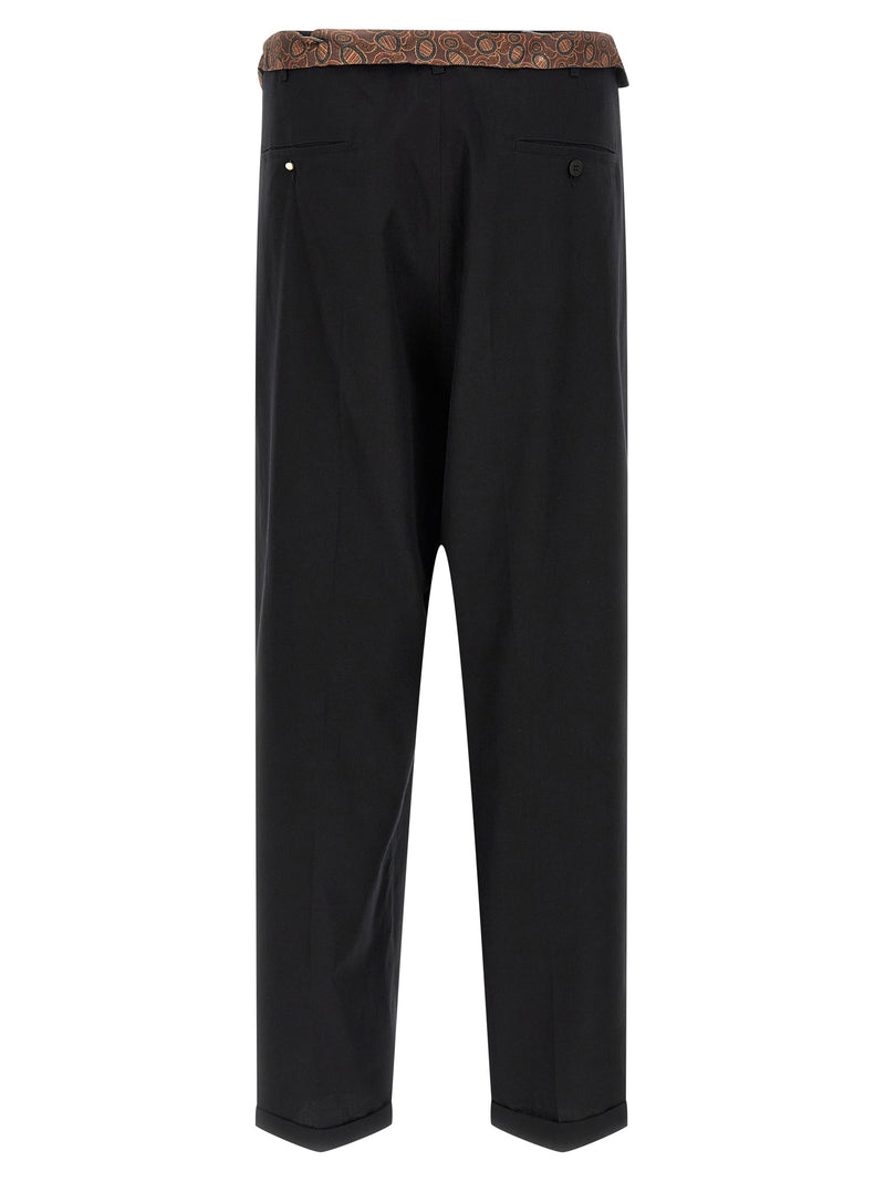 Pantalon décontracté Magliano en coton noir