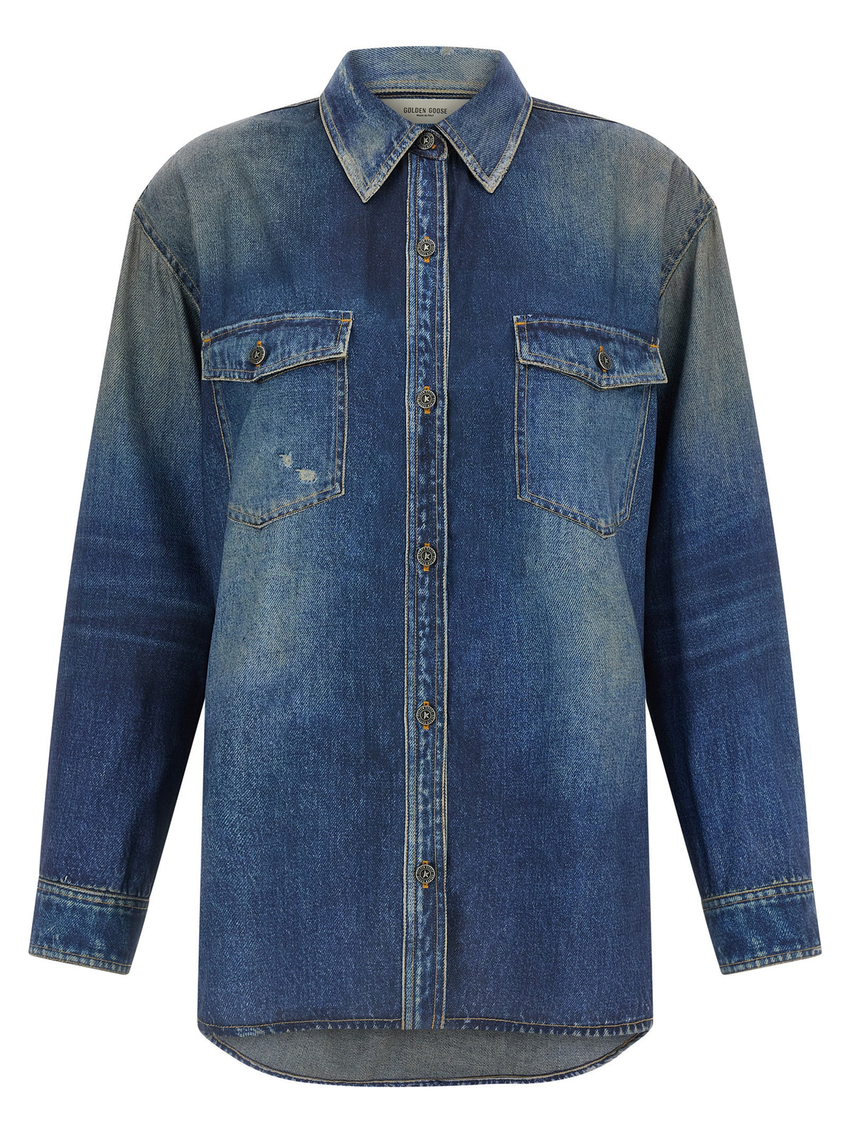 Chemisier Golden Goose en polyester bleu