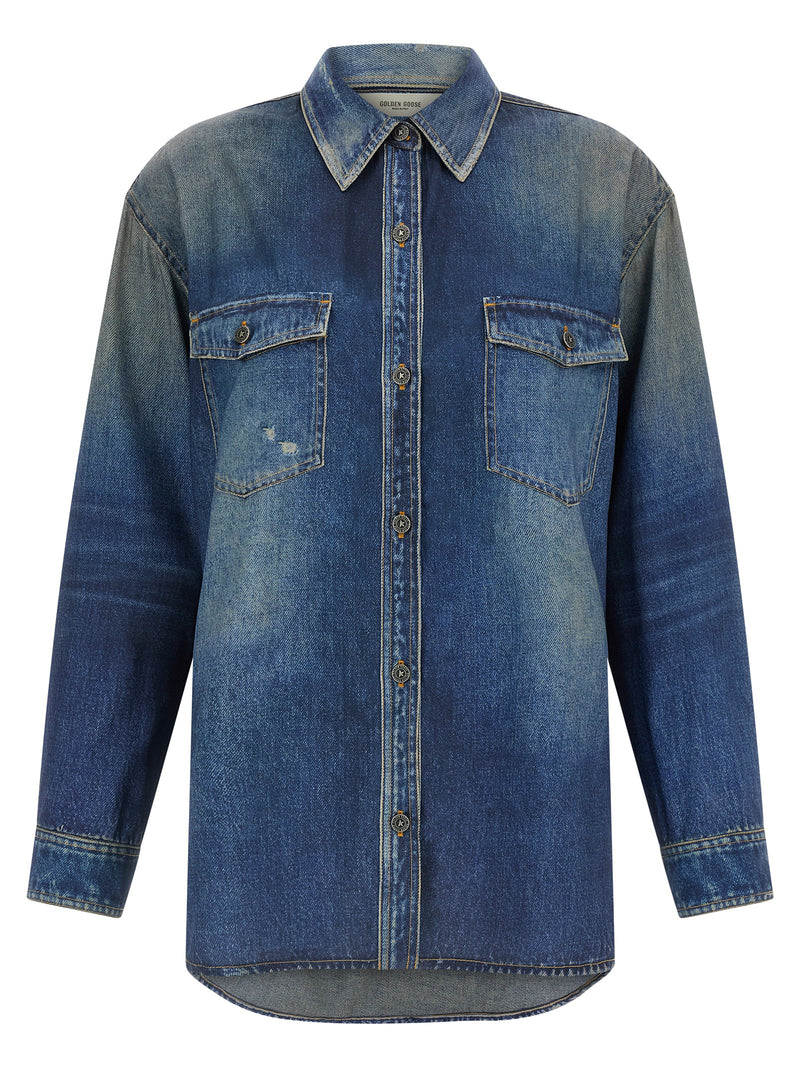 Chemisier Golden Goose en polyester bleu