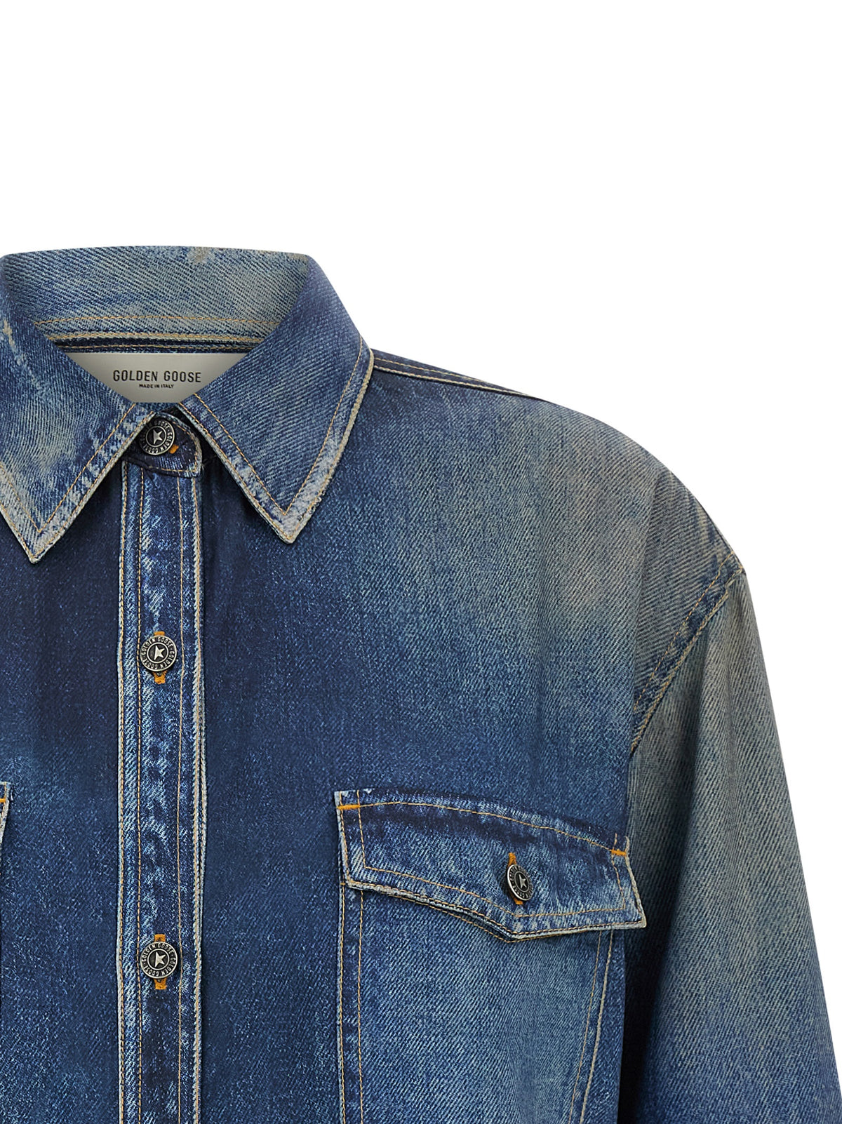 Chemisier Golden Goose en polyester bleu