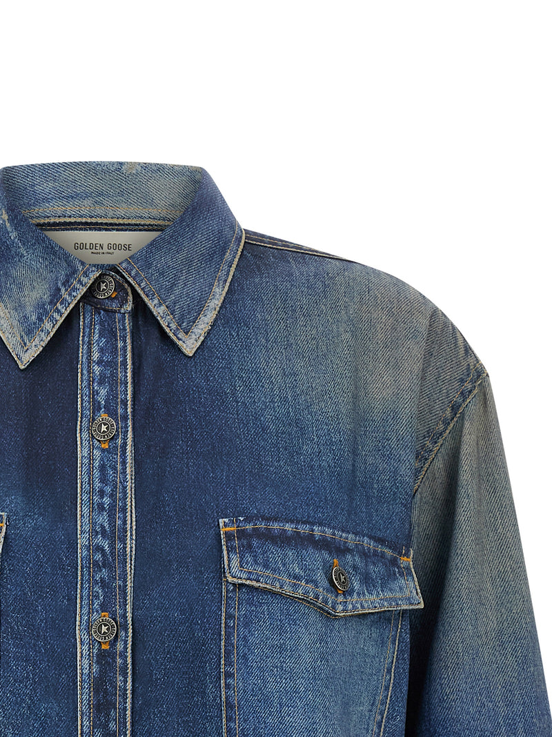Chemisier Golden Goose en polyester bleu