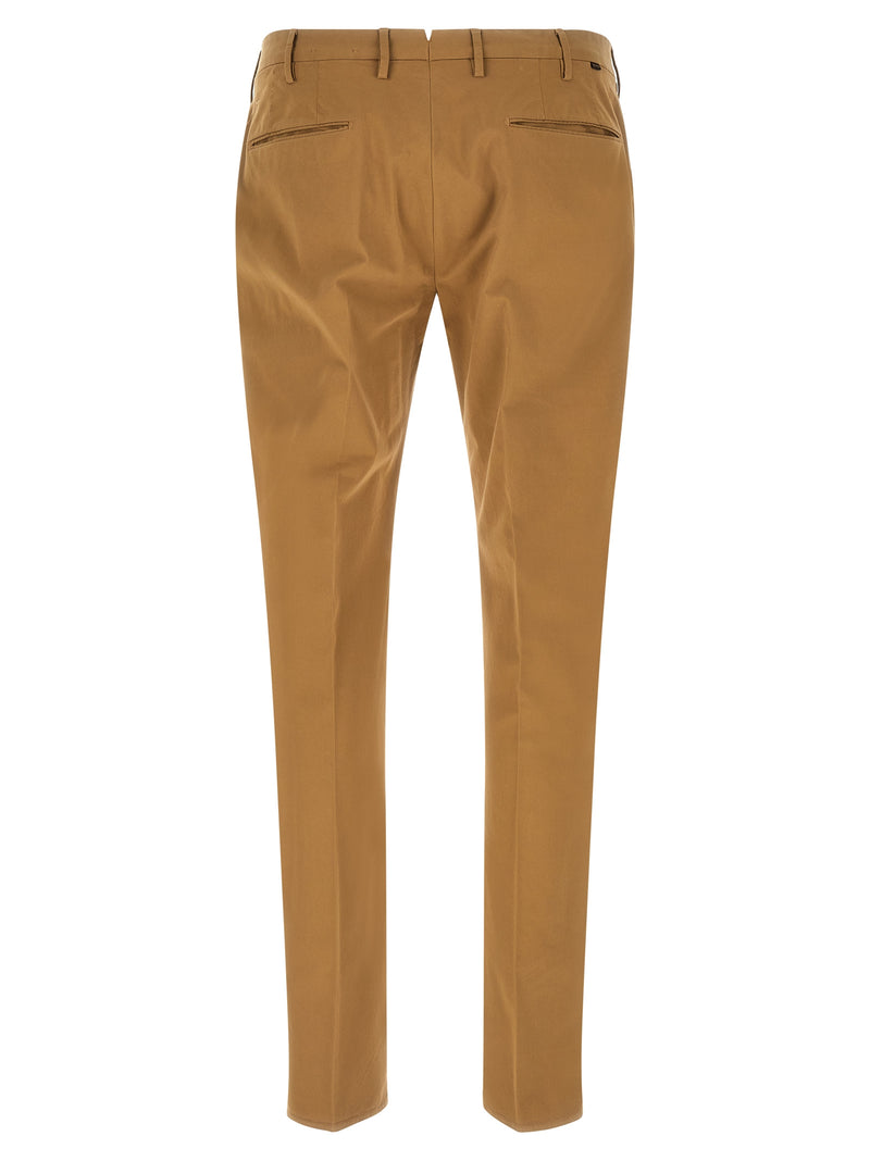 Incotex Brown Cotton Casual Pants