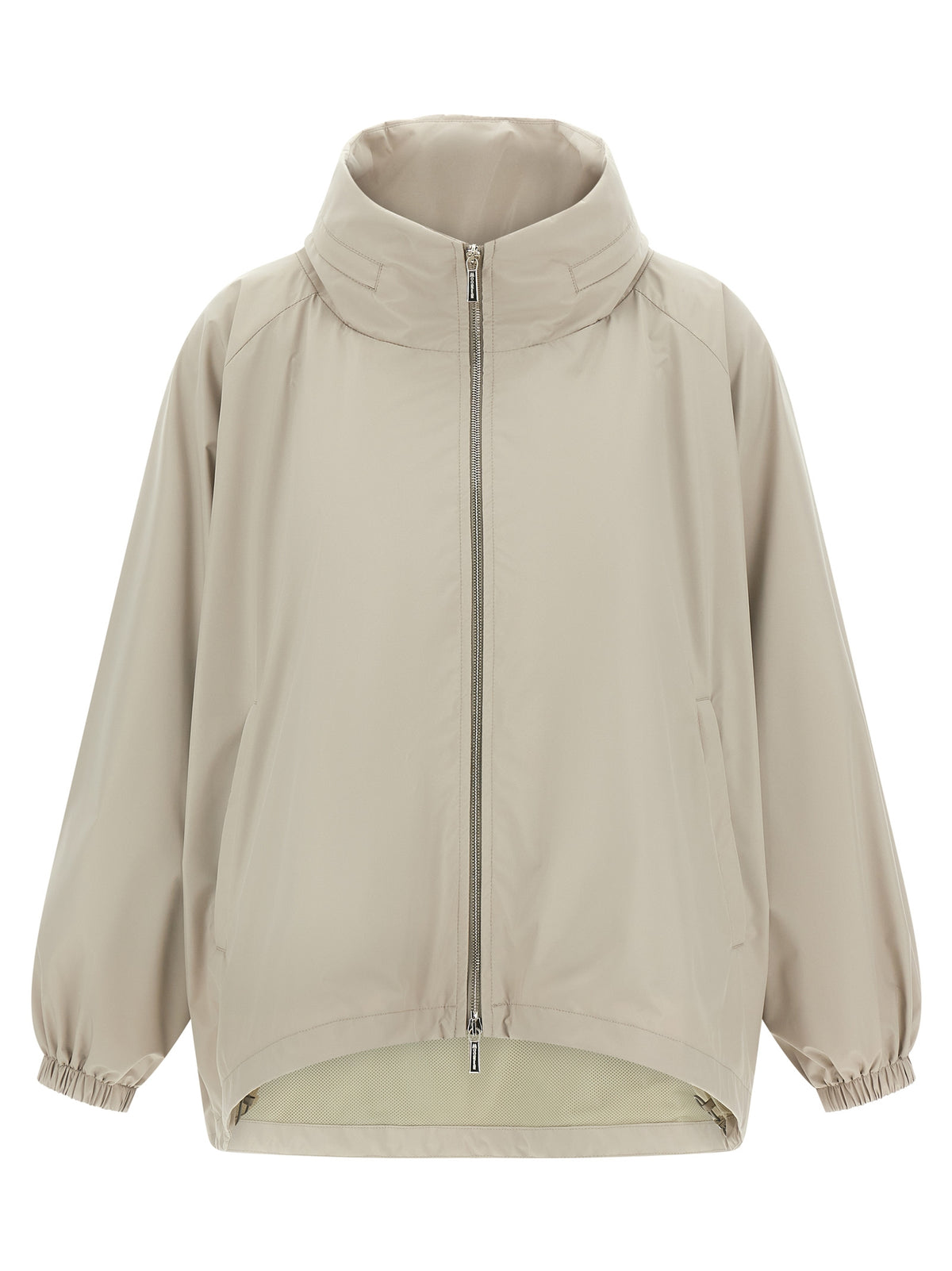 MooRER Lehua Gray Polyester Shell Jacket for Women