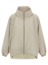 MooRER Lehua Gray Polyester Shell Jacket for Women