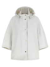 MooRER Florida Beige Polyester Shell Jacket