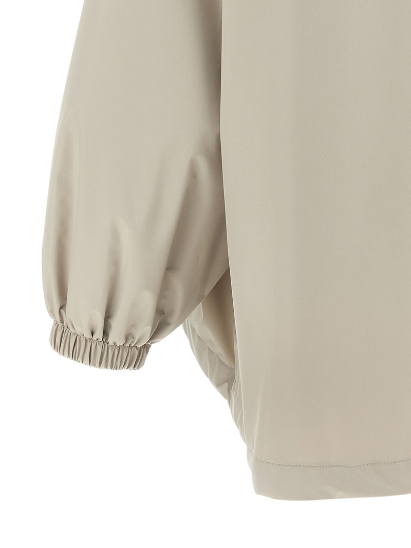 MooRER Lehua Gray Polyester Shell Jacket for Women
