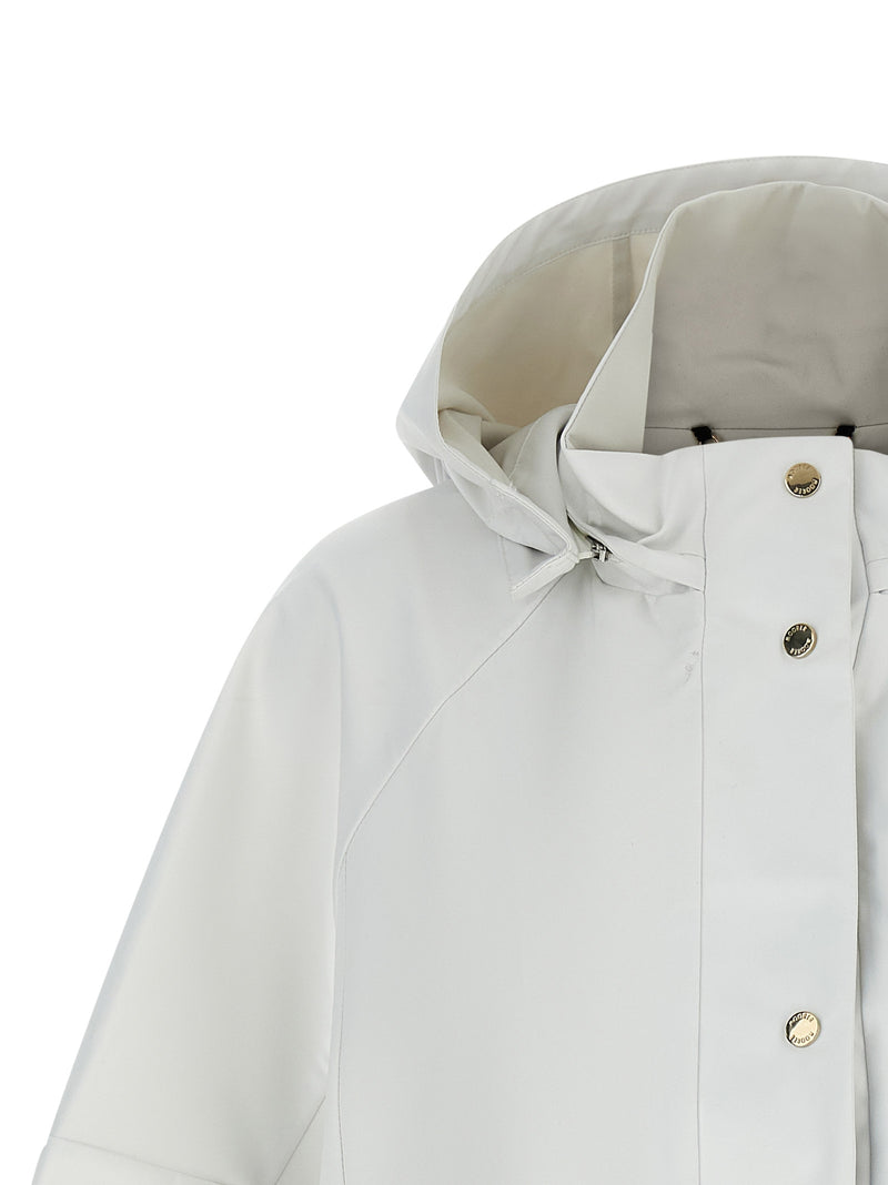 MooRER Florida Beige Polyester Shell Jacket