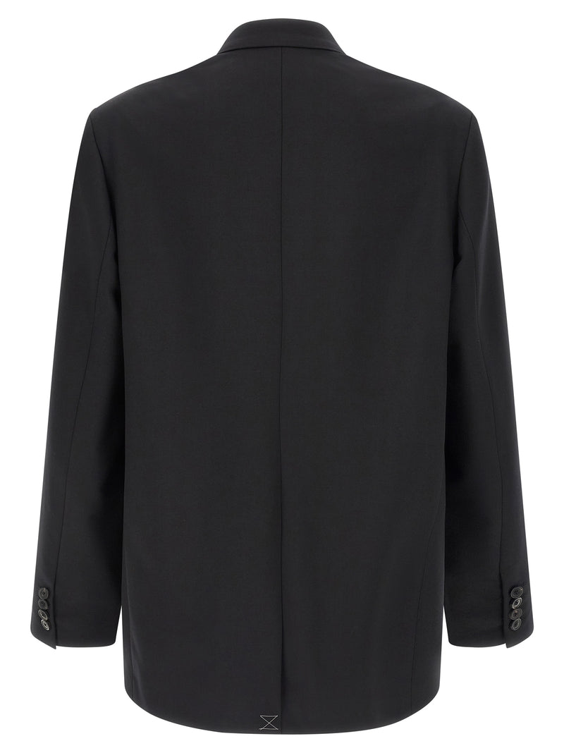 Blazer en laine noire Dries Van Noten
