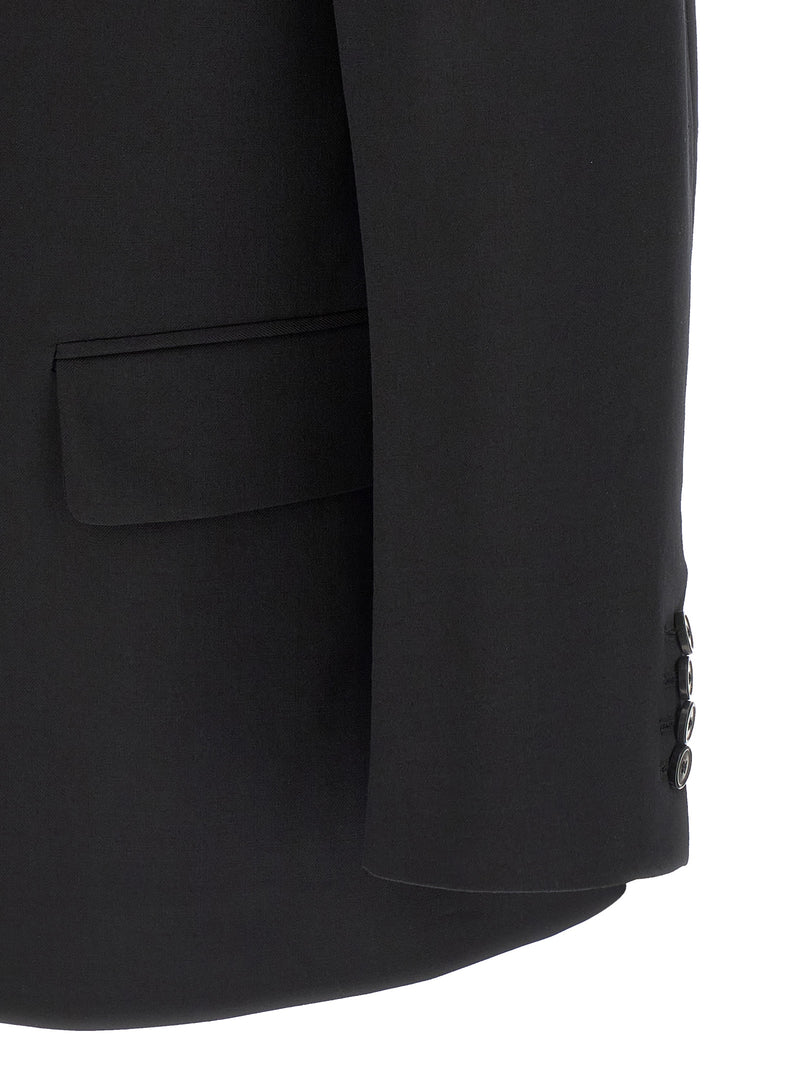 Blazer en laine noire Dries Van Noten