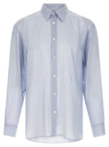 Dries Van Noten Blue Copper Blouse