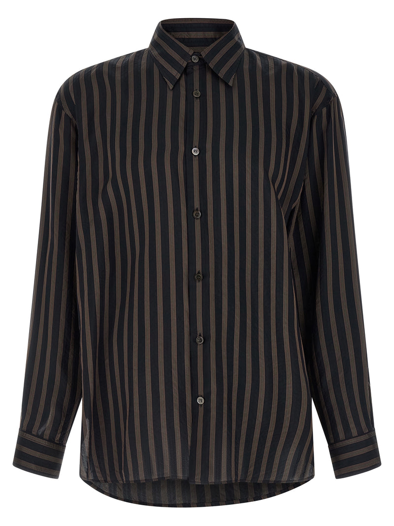 Chemisier Dries Van Noten noir et cuivre