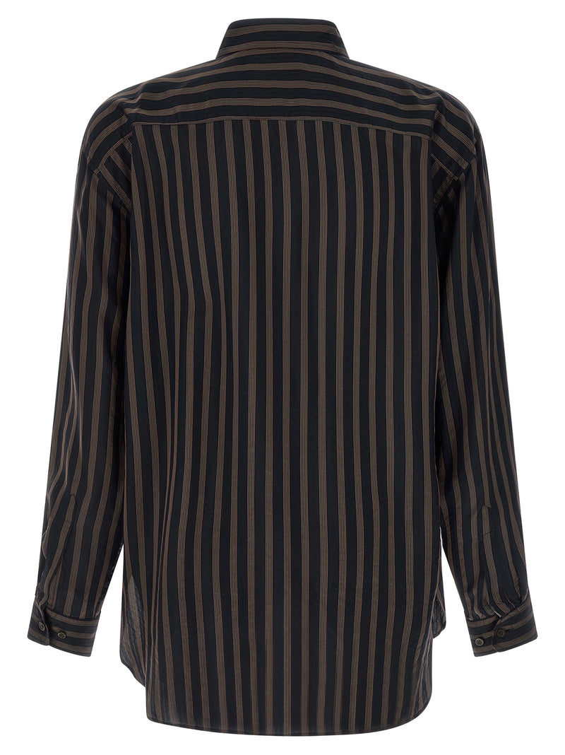 Chemisier Dries Van Noten noir et cuivre