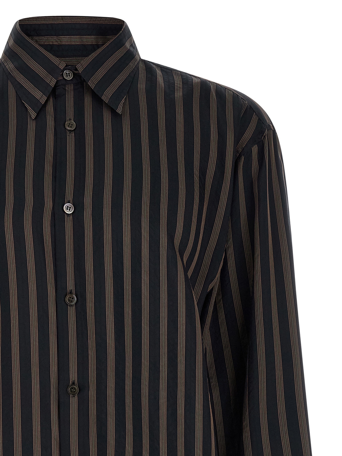 Chemisier Dries Van Noten noir et cuivre