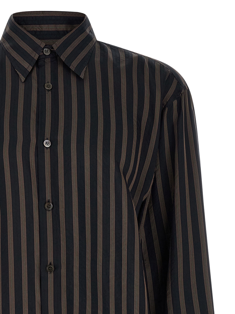 Chemisier Dries Van Noten noir et cuivre