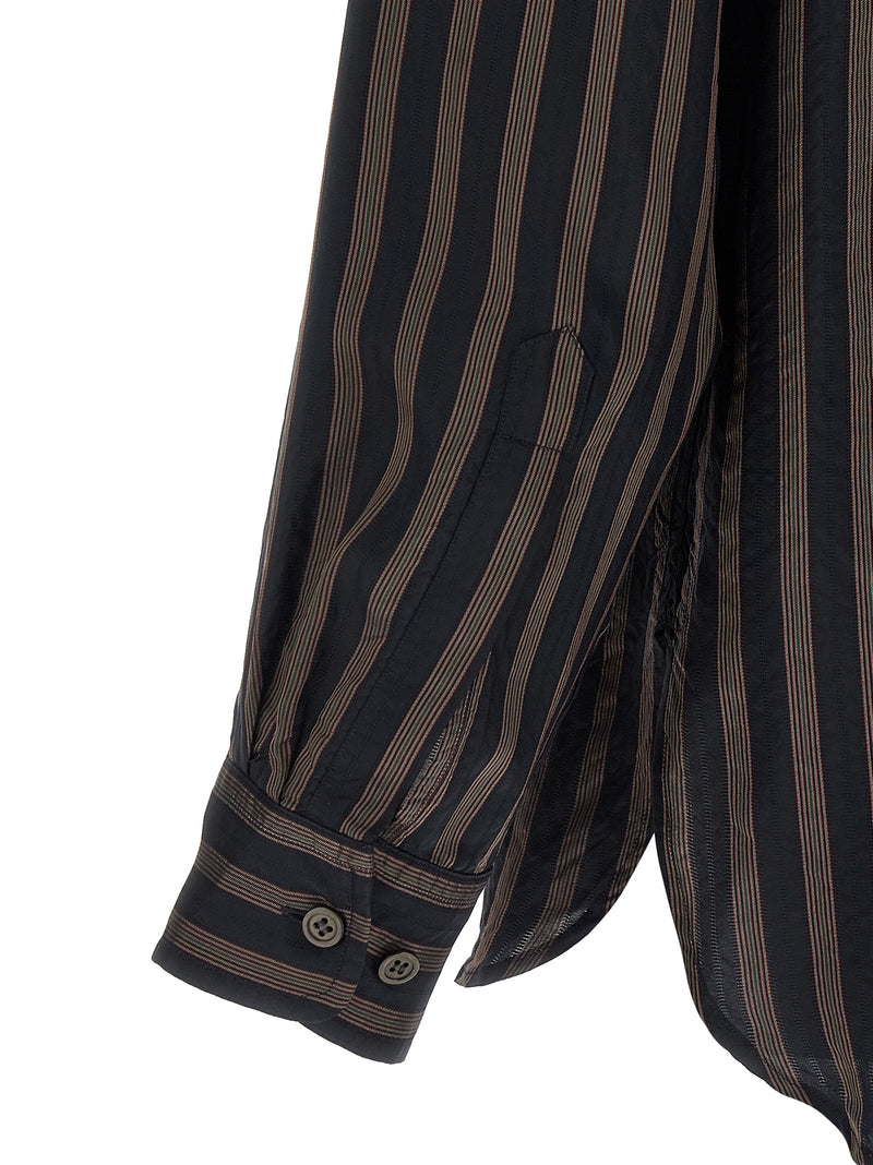 Chemisier Dries Van Noten noir et cuivre