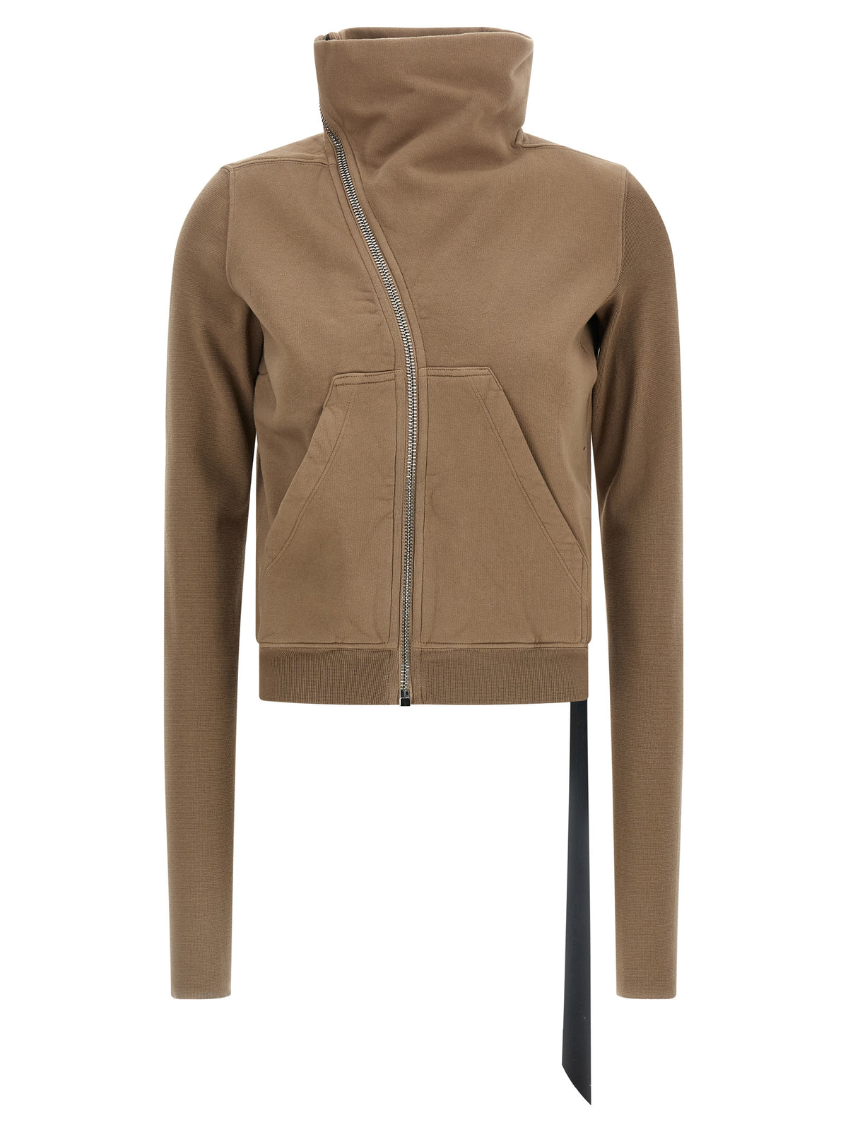 DRKSHDW Mountain Sweat Beige Cotton Sweatshirt
