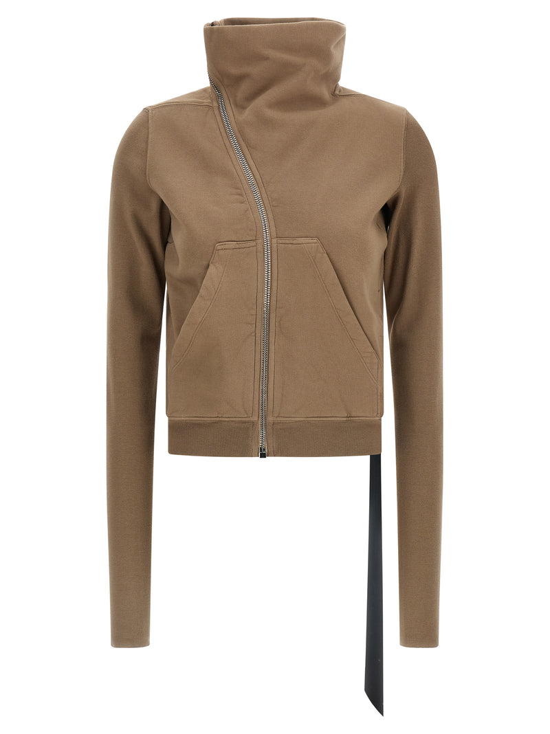 DRKSHDW Mountain Sweat Beige Cotton Sweatshirt