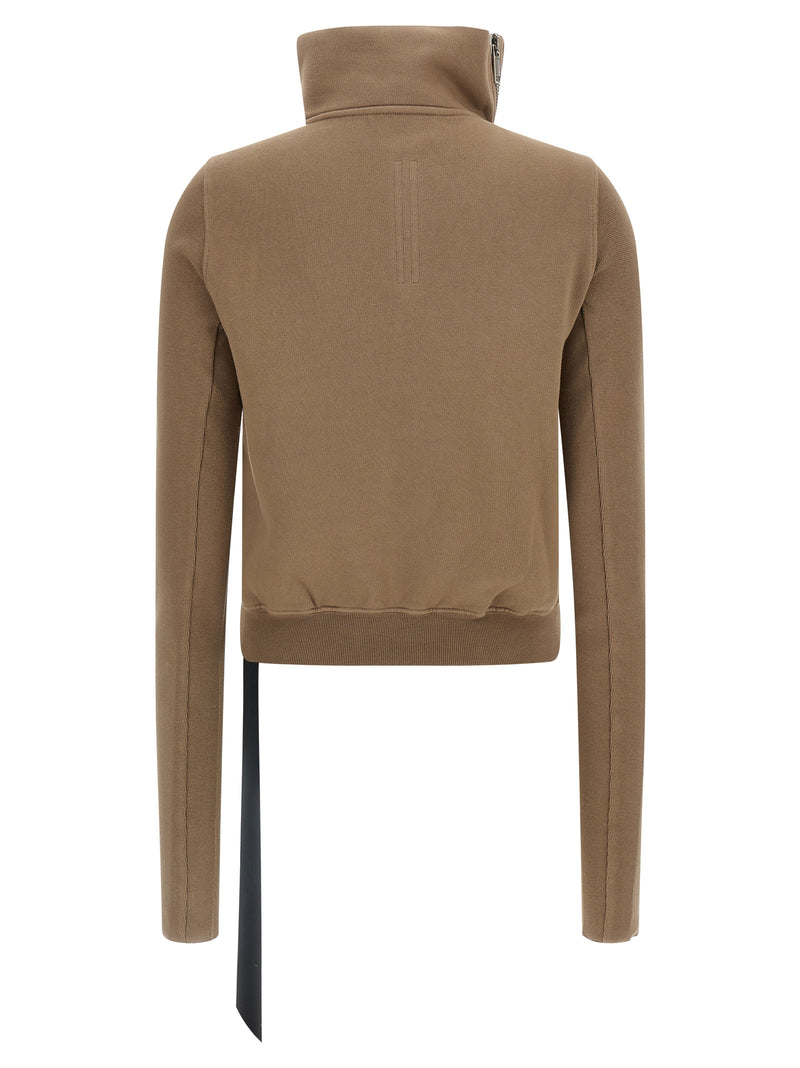 DRKSHDW Mountain Sweat Beige Cotton Sweatshirt
