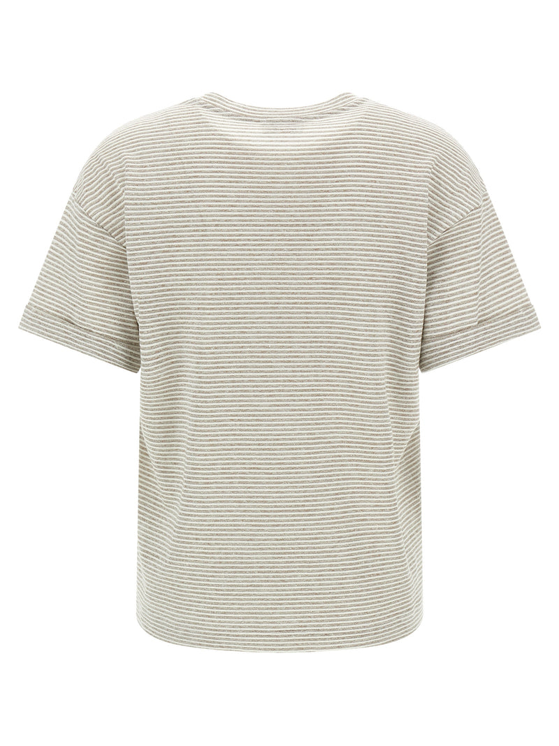 Peserico Beige Linen T-Shirt