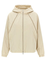 Peserico Beige Polyester Shell Jacket