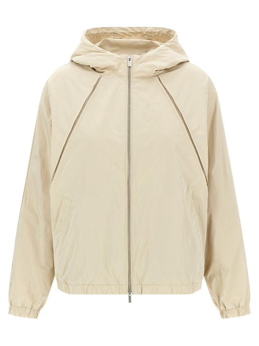 Peserico Beige Polyester Shell Jacket