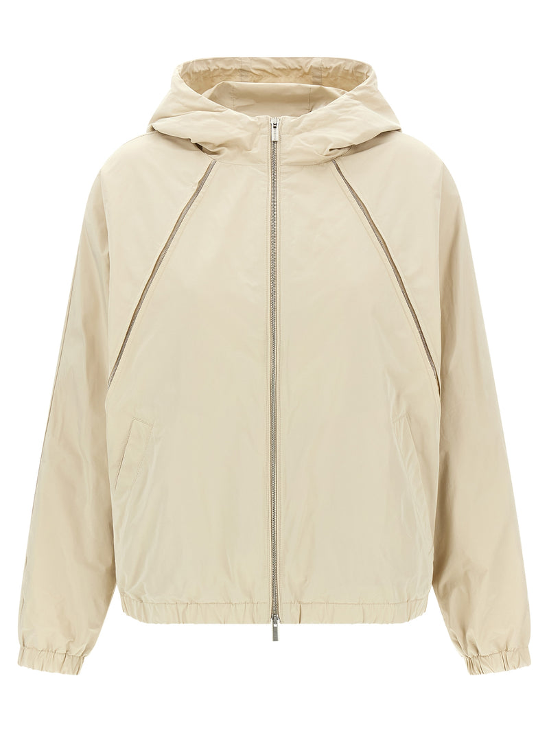 Peserico Beige Polyester Shell Jacket