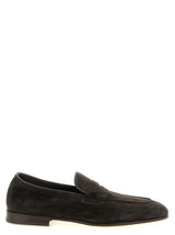 Mocassins à enfiler Brunello Cucinelli en cuir de veau marron